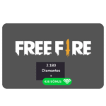 Garena Free Fire 2.180 Diamantes+436 Bônus