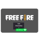 Garena Free Fire 520 Diamantes + 104 Bônus