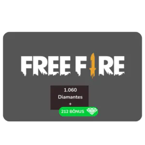 Garena Free Fire 1.060 Diamantes+212 Bônus